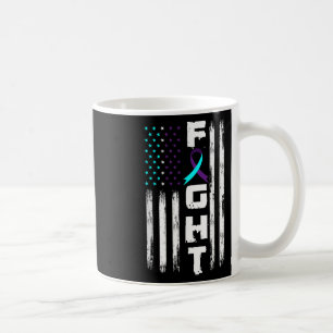 Patriotic American Flag Suicide Prevention Awar Kaffeetasse