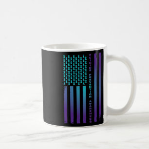 Patriotic American Flag Suicide Prevention Awar Kaffeetasse
