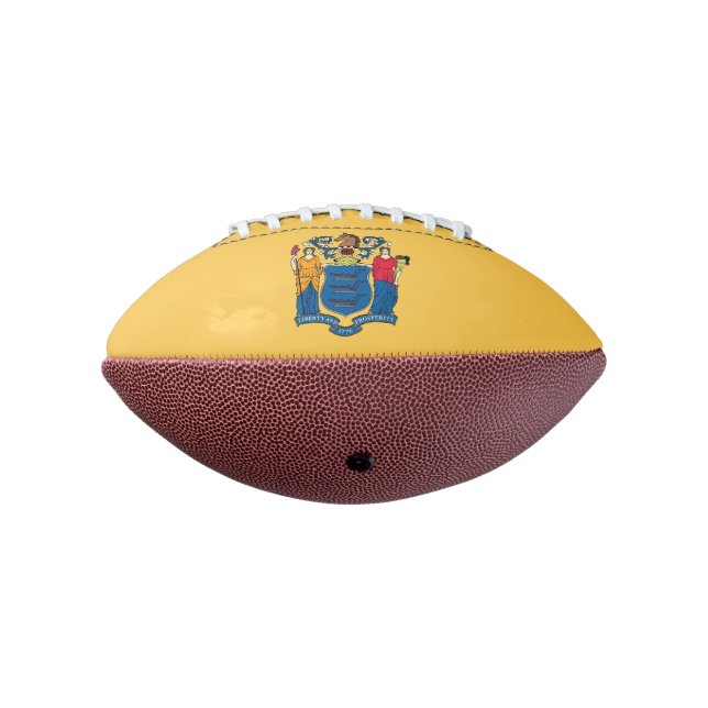 Patriotic american football  New Jersey flag (Gedreht 270)