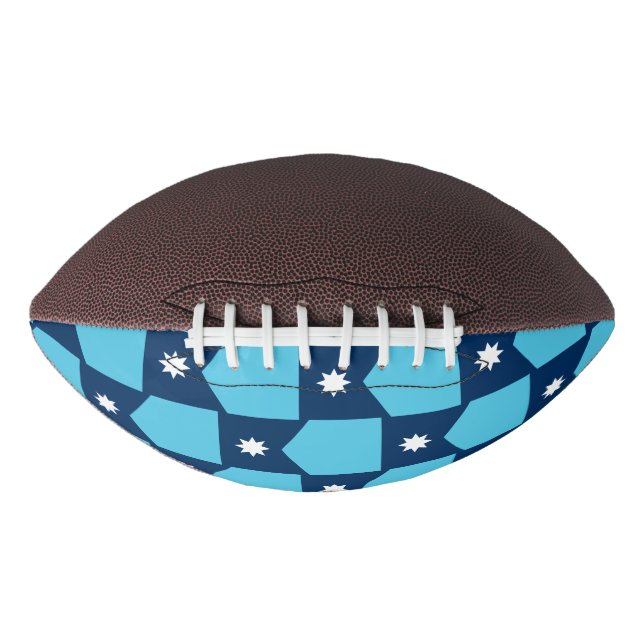 Patriotic american football with flag of Minnesota (Vorderseite)