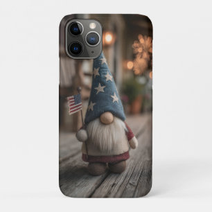 Patriotic American Gnome Holding Flag Case-Mate iPhone Hülle