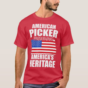 Patriotic American Heritage Pickers 3 T-Shirt