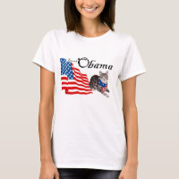 Patriotic American Tabby Cat für Obama