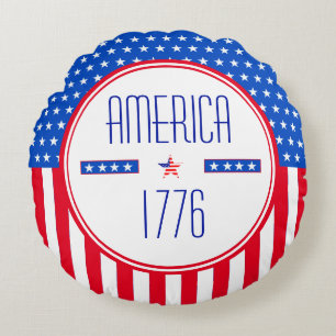 Patriotic American Throw Kissen