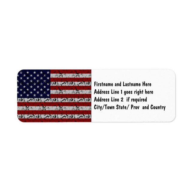 Patriotic American U.S.A. Flag United Staaten (Vorne)