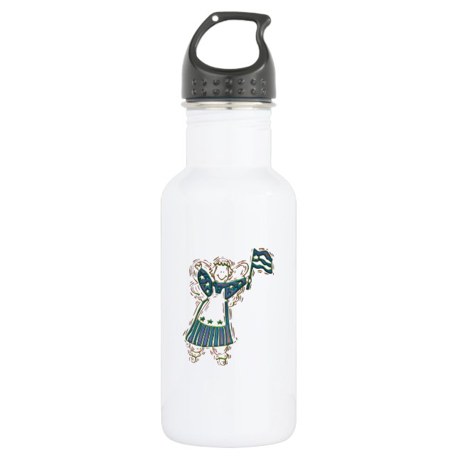 Patriotic Angel Trinkflasche (Vorderseite)