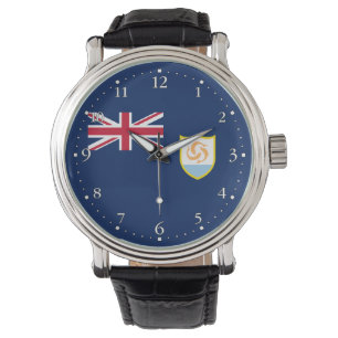 Patriotic Anguilla Flag Armbanduhr