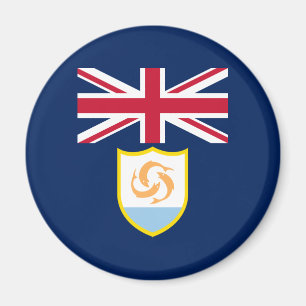 Patriotic Anguilla Flag Magnet