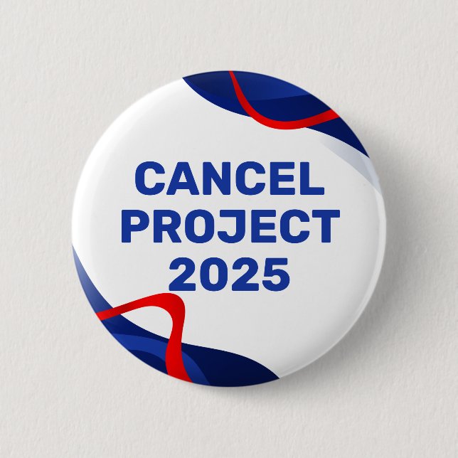 Patriotic Anti Project 2025 Button Political (Vorderseite)