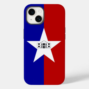 Patriotic Apple Case-Mate 14, Flagge San Antonio iPhone 14 Hülle