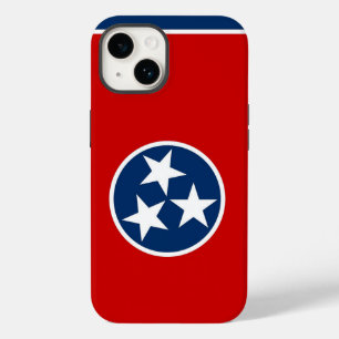 Patriotic Apple Case-Mate 14, Tennessee-Flagge Case-Mate iPhone 14 Hülle