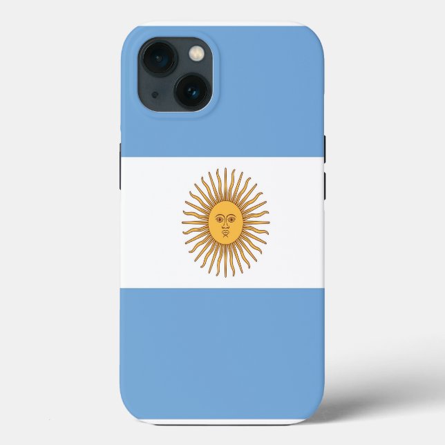 Patriotic Apple Case Mate, Argentinienflagge (Rückseite)