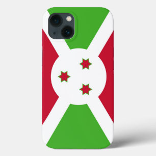 Patriotic Apple Case-Mate, Burundi-Flagge Case-Mate iPhone Hülle