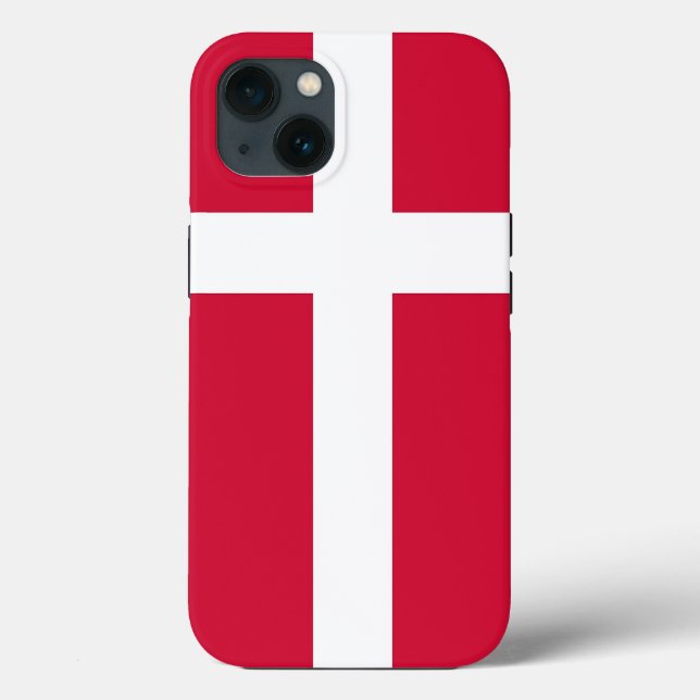 Patriotic Apple Case Mate, Dänemark-Flagge (Rückseite)