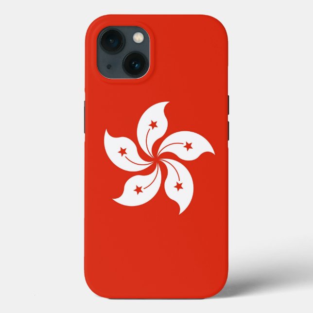Patriotic Apple Case Mate, Flagge Hongkongs (Rückseite)