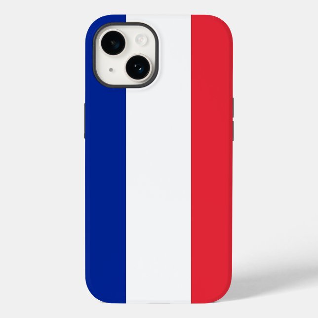 Patriotic Apple Case-Mate, Frankreich Case-Mate iP Case-Mate iPhone 14 Hülle (Rückseite)
