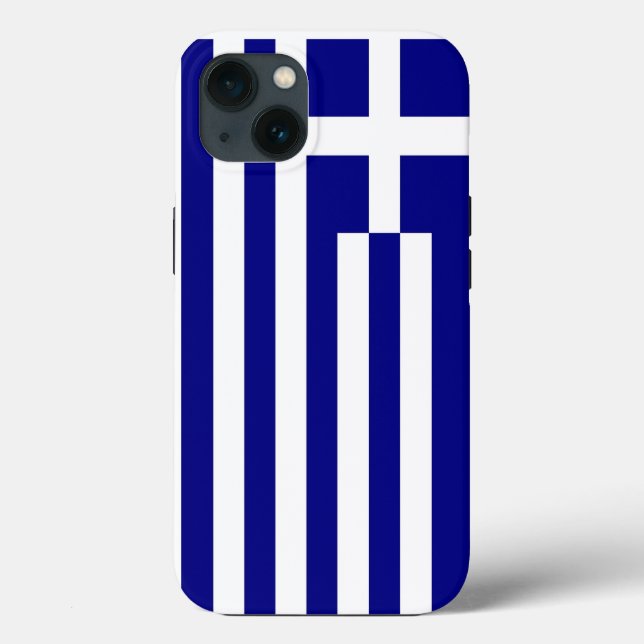 Patriotic Apple Case Mate, griechische Flagge (Rückseite)