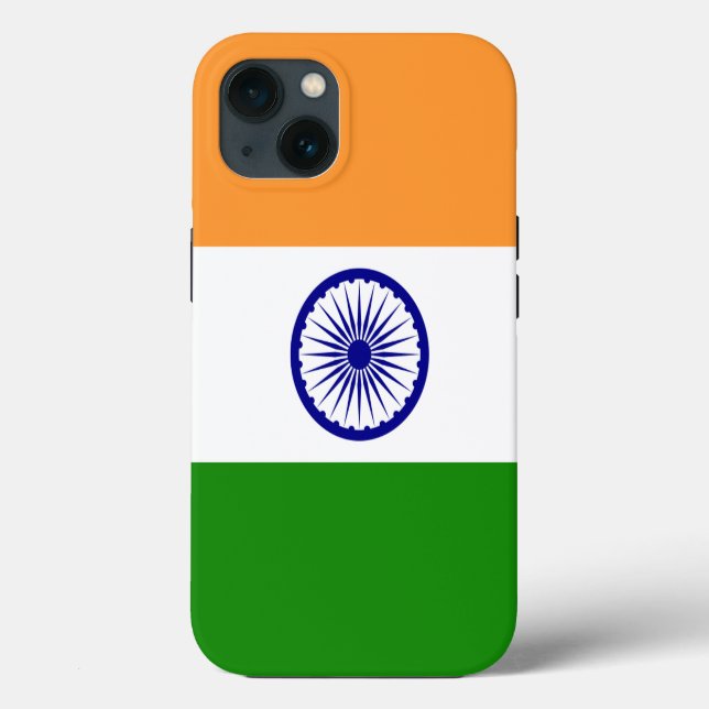Patriotic Apple Case Mate, Indiens Flagge (Rückseite)