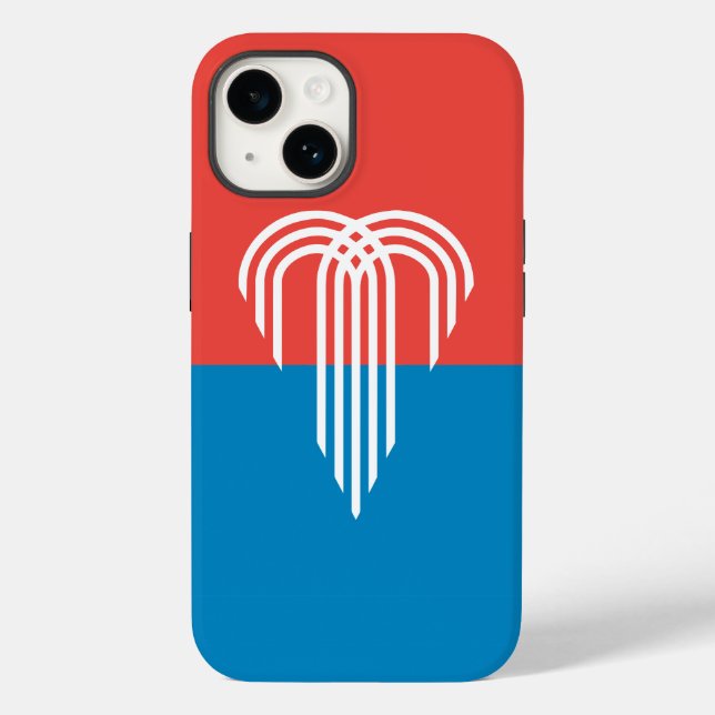 Patriotic Apple Case Mate, Kansas City flagge (Rückseite)