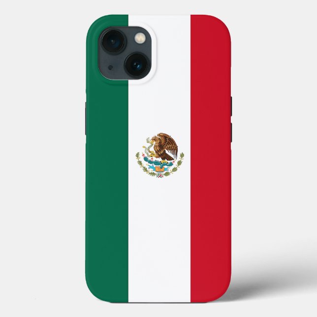Patriotic Apple Case-Mate, Mexiko-Flagge Case-Mate iPhone Hülle (Rückseite)