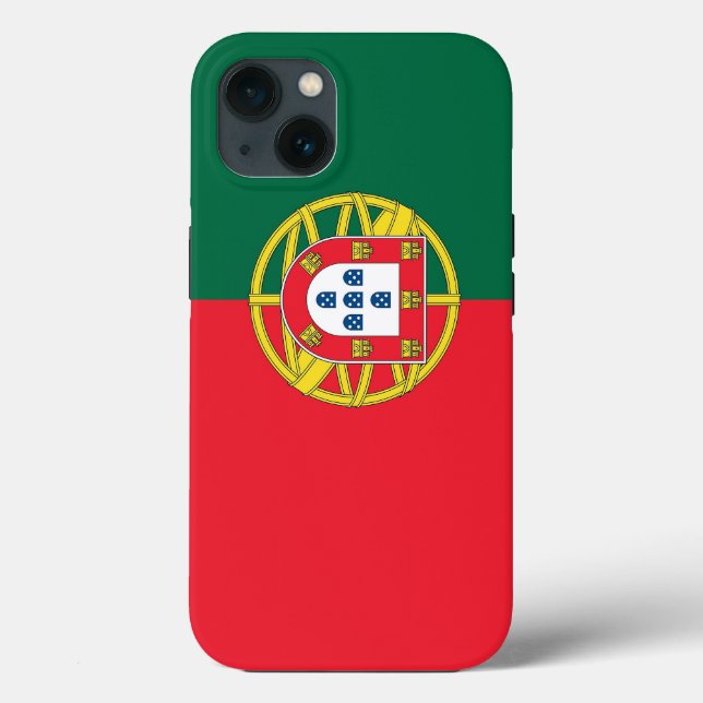 Patriotic Apple Case Mate, portugiesische Flagge (Rückseite)
