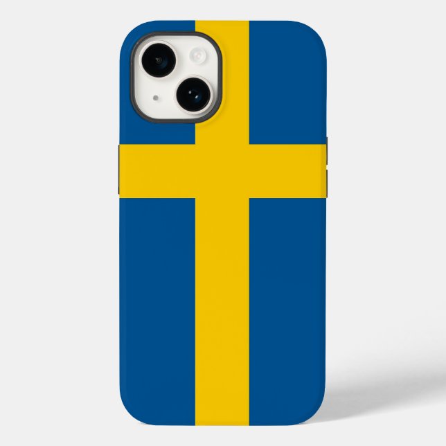 Patriotic Apple Case Mate, Schwedenflagge Case Mat (Rückseite)