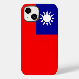Patriotic Apple Case-Mate, Taiwan-Flag Case-Mate i iPhone 14 Hülle