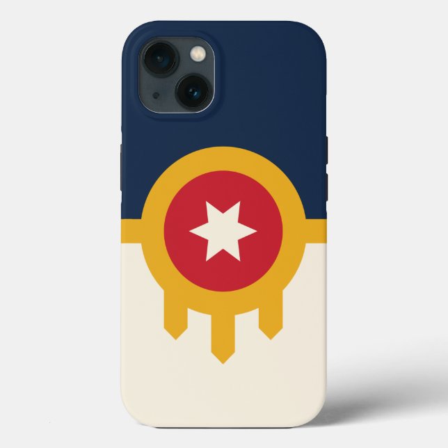 Patriotic Apple Case Mate, Tulsa Flag (Rückseite)
