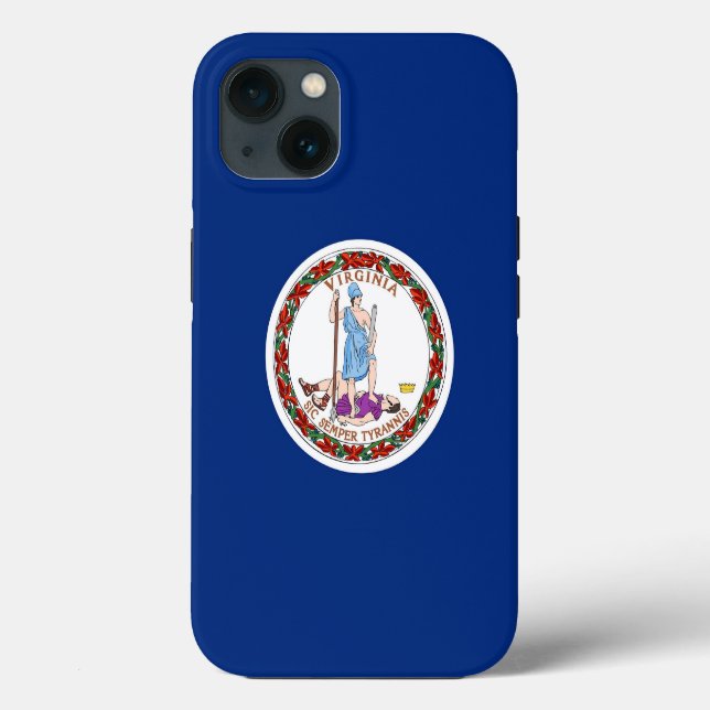 Patriotic Apple Case Mate, Virginia-Flagge (Rückseite)
