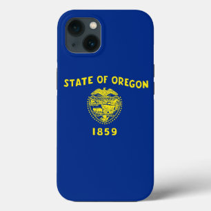 Patriotic Apple iPhone 13 Case-Mate, Oregon Flag Case-Mate iPhone Hülle