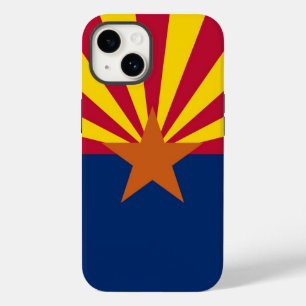 Patriotic Apple iPhone 14 Case-Mate, Arizona-Flagg Case-Mate iPhone 14 Hülle