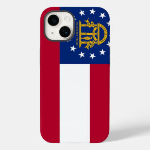 Patriotic Apple iPhone 14 Case-Mate, georgische Fl Case-Mate iPhone 14 Hülle
