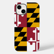 Patriotic Apple iPhone 14 Case-Mate, Maryland-Flag