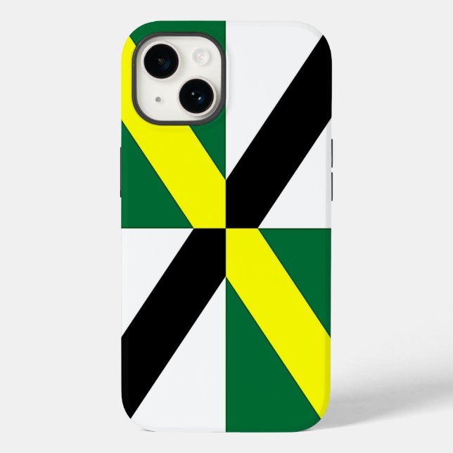 Patriotic Apple iPhone 14 Case-Mate, Monterey-Flag Case-Mate iPhone 14 Hülle (Rückseite)