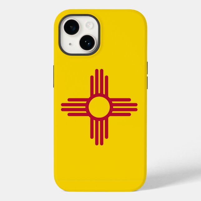 Patriotic Apple iPhone 14 Case-Mate, New Mexico Case-Mate iPhone 14 Hülle (Rückseite)