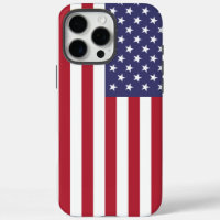 Patriotic Apple iPhone 16 Pro Max Case, USA-Flagge