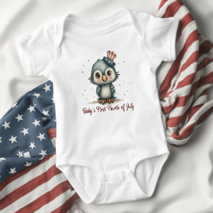 Patriotic Baby Eagle 4. Juli Strampler