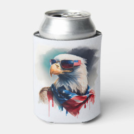 Patriotic Bald Adler 4. Juli Dosenkühler