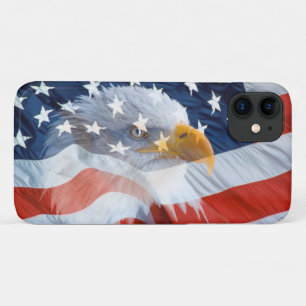 Patriotic Bald Eagle American Flag Case-Mate iPhon iPhone Hülle