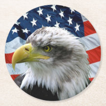 Patriotic Bald Eagle