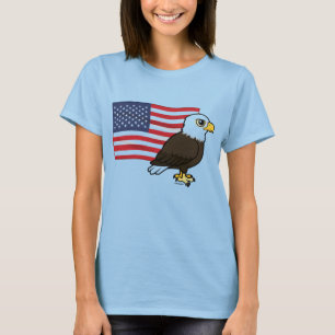 Patriotic Bald Eagle T-Shirt