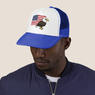 Patriotic Bald Eagle Truckerkappe