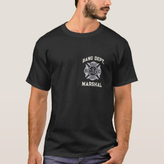Patriotic Bang Dept MARSHAL 4. Juli Feuerwerk Saf T-Shirt