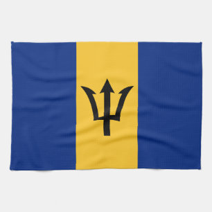 Patriotic Barbados Flag Geschirrtuch