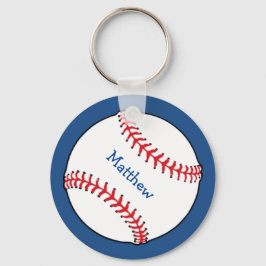 Patriotic Baseball Keychain Schlüsselanhänger