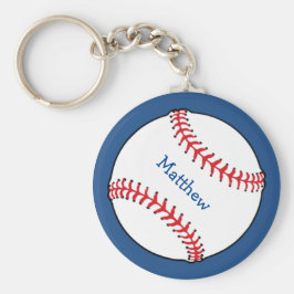 Patriotic Baseball Keychain Schlüsselanhänger