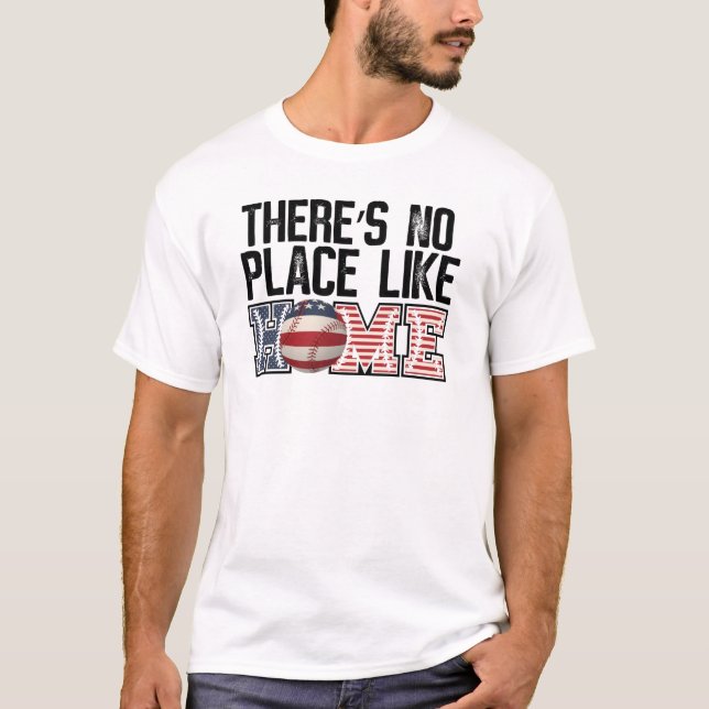 Patriotic Baseball Men-T - Shirt (Vorderseite)