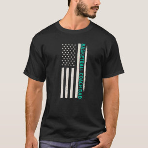 Patriotic Bball Basketball Basketball Vater T-Shirt