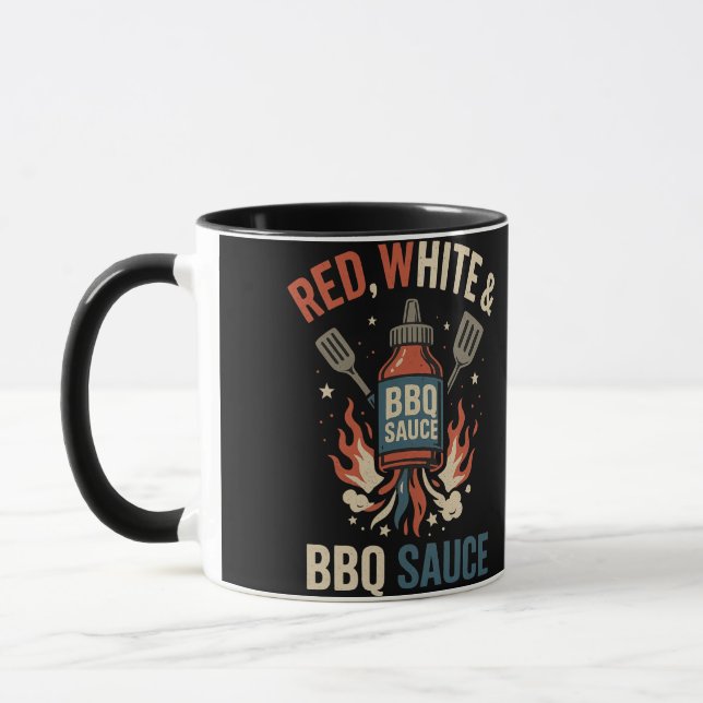 Patriotic BBQ Tasse (Links)