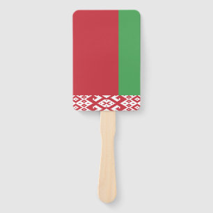 Patriotic Belarussische Flagge Hand Fan Fächer
